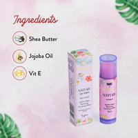 Whimsy Natural Organic Tinted Lip Balm for Kids - Hydrating and Nourishing for Dry & Chapped Lips - All Skin Types - Intense Care for Soft, Smooth, Moisturized Lips (Nature)