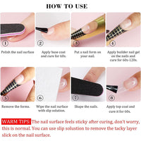 Bolt Bee Professional Builder Gel for Nails - 15ml Nail Extension Gel, Strong UV/LED Soak Off for Nail Sculpting, Durable Nail Enhancement for Salon & Home Use (Clear)