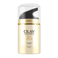 Olay Serum Total Effects 7 in 1, Anti-Ageing Smoothing Serum, 50 ml And Olay Day Cream Total Effects 7 in 1, Anti-Ageing Gentle Moisturiser, 50g