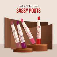 Colors Queen Color Stay Matte Lipstick | Highly Pigmented Ultra Matte Long Lasting Lipstick | One Stroke Application, Hydrating & Weightless Formula | Non Transfer Lipstick for Women (Bridal Maroon, 2.1g)