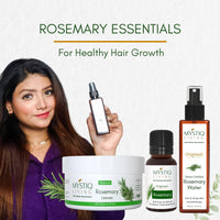 Mystiq Living Rosemary Essential Oil for Hair, Rosemary Water- Combo (100 ML + 15 ML) | Hair Spray for Regrowth | 100% Pure & Natural