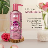 Bryan & Candy Shower Gel with Aloe Vera. Gentle, Moisturizing Body Wash for Soft, Supple Skin (Delicate Rose Shower Gel, 500ml)