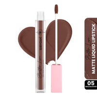 Shryoan Butter Luxe Satin Matte Liquid Lipstick | Ultra Pigmented, Long-Lasting, Non-Transfer Formula, Smooth Lip Color, Weightless Finish, Silky Matte Finish (6ml) (Shade 05, Shade 05)
