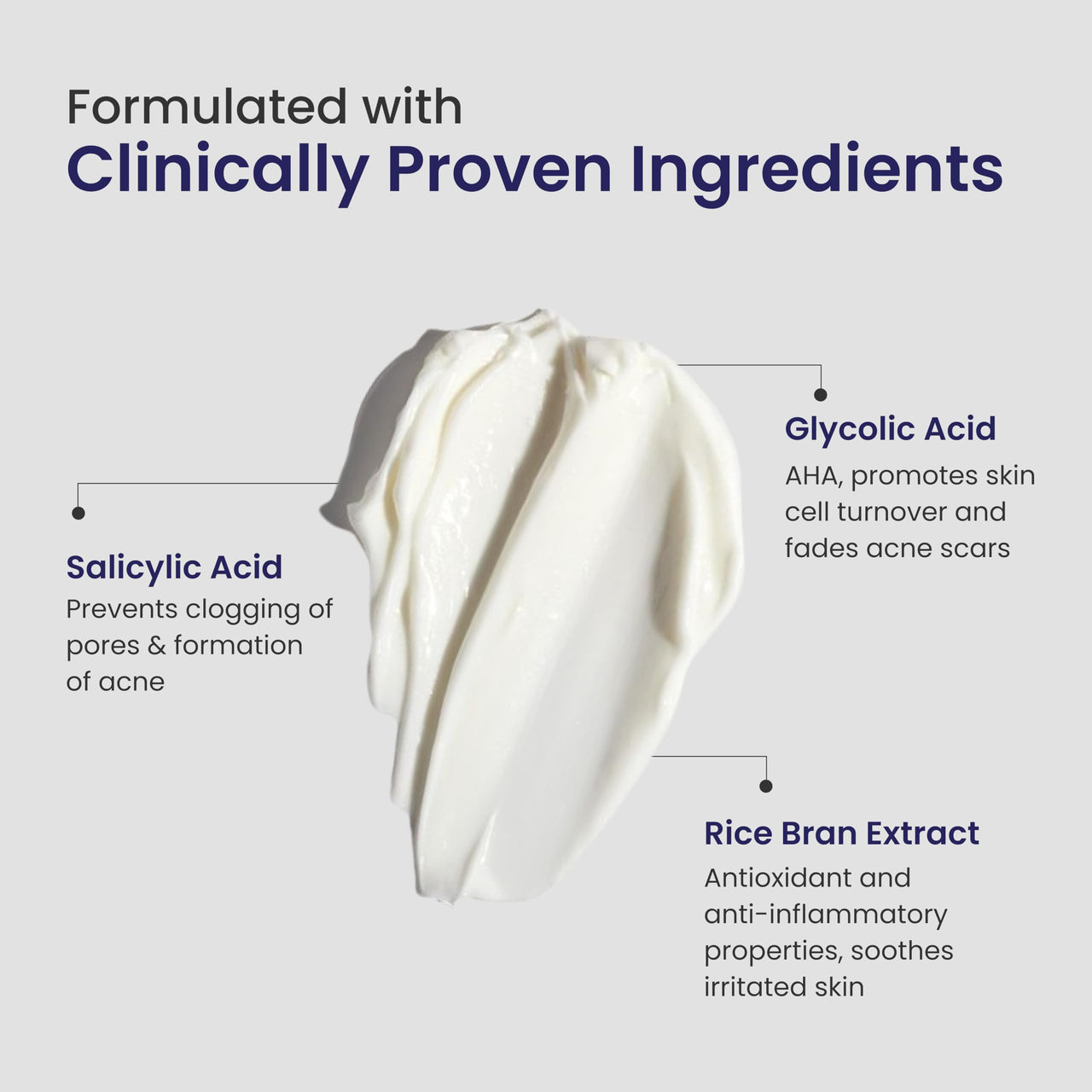 RE' EQUIL Acne Clarifying Gel With Salicylic Acid & Glycolic Acid | For Active Acne & Pimple Treatment | Pimple Removal Gel | Acne-Prone Skin | 20G