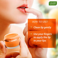 Vaadi Herbals Lip Balm, Orange and Shea Butter, 10gms x 4