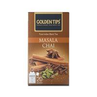 Golden Tips Masala Tea Bags (20 Cups) 100% Natural, 40 g