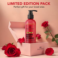 Botanic Hearth Garden Rose Body Wash with Shea Butter & Vitamin E | Moisturizing Body Wash Shower Gel for Softer, Smoother Skin | Sulfate & Paraben Free | for Women & Men | 245ml