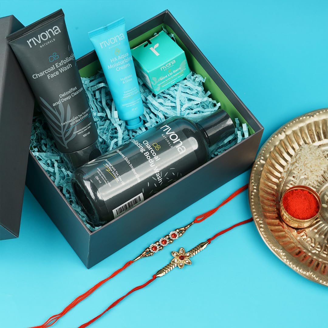 Rivona Naturals Zen Cleanse Gift Set | Gift Box for Every Occasion |100% Natural Rivona Products | Pack of 4
