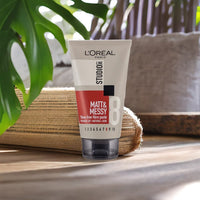 L'Oreal Paris Studio Line Natural Clear Gel Normal Strength 150ml (Matt & Messy No. 8)