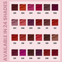 Seven Seas Feather Light Liquid Lipstick | Matte Finish Liquid Lipstick | Long Lasting | Non Transfer | One Coat Application | Stay Upto 12 Hours (305, 6ml)