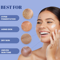WildOak Night Cream With Vitamin A for Anti-Aging, Fine Lines & Wrinkles | Dark Spots, & Blemishes | Glowing Skin | 6x Power of Saffron, Sandalwood, Licorice, Tamarind Seed, Calendula & Jojoba | 50gm