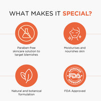 Oshea Herbals Papayaclean Anti Blemish Face Cream For All Skin Types | Hydrates, Removes Dark Spots & Blemishes | with Papaya Extract & Vitamin E - 50 g(Pack of 2)