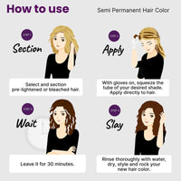 2.Oh! Italian- Hazelnut Brown Hair Color For Women & Men | Ammonia-Free DIY Semi Permanent Hair Color | Enriched with Argan Oil | Lasts upto 12-15 Washes | Pack of 2