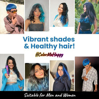 2.Oh! Italian- Blue Hair Color DIY Kit | Semi Permanent Hair Color + Hair Bleach for Hair Color | Hair Highlights for Women & Men | Hair Bleach with Plex & Argan oil| Lightening Kit