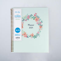 Blue Sky 2024 Weekly and Monthly Planner, January - December, 8.5
