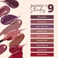 Carlton London Liquid Matte Chuffed Kiss Mocha Me Lipsticks |Enriched with Vitamin E, Avocado Oil | Matte Finish, Non-Sticky and Non-Drying | Upto 12 Hrs- 3ML (Mocha me)