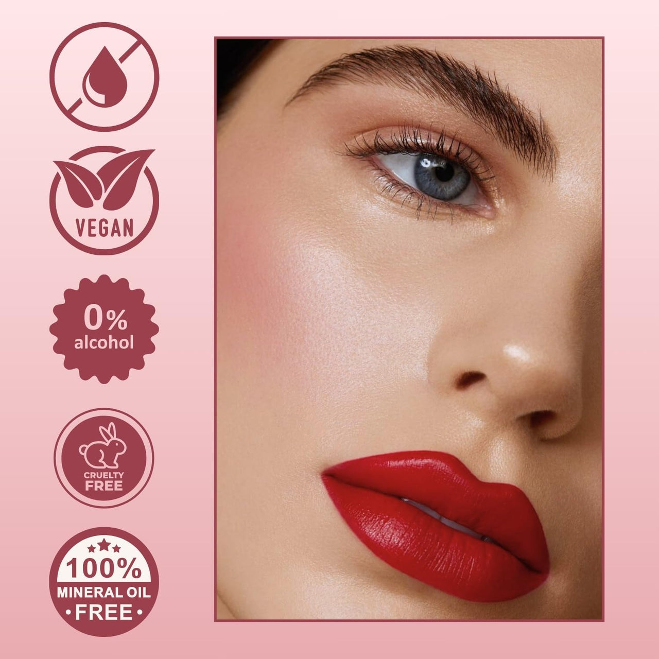 Lakyou Beauty Color Infusion Liquid Lipstick | Non-Transfer | Matte | Long Lasting Wear | 6ml | 08(Maple)