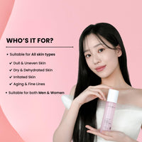 Mirabelle Korea Hong Ssal Red Rice Refresh Water Toner 150 ml | Tightens Pores & Moisturize | Women & Men | Korean Skincare