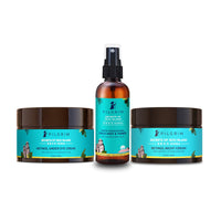 Pilgrim Jeju Night Regime Combo | White Lotus Natural Face Mist & Toner 100ml, Retinol Night Cream 50g, Retinol Under Eye Cream 30g | All Skin Type | Men and Women | Korean Beauty | Vegan