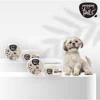 Wagging Tails Paw Butter for Dogs & Cats | Moisturizes, Heals & Repairs Dry & Cracked Paws, Elbows & Itchy Nose | Lick Safe Paw Balm (50 g) (Pack of 1)