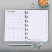 Blue Sky 2024 Weekly and Monthly Planner, January - December, 5