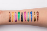TS COSMETICS Pro Glitter Eyeshadow Palette – Blueland | Pressed Glitter, Shimmer & Matte Finishes | Highly Pigmented, Long-Lasting Eye Makeup