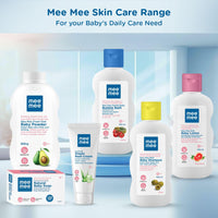 Mee Mee Baby Body Wash | Pk of 2 (400ml Each) With Cherry & Fruit Extracts | Tear-Free Formula | Moisturizes and Soothes Skin | Natural Head to Toe Baby Mild Bubble Bath Dermatologically Tested