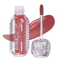 MILA BEAUTÉ Gloss Girl Lip Gloss|Enriched With Mango Seed Butter & Hyaluronic Acid |Light Weight & Non-Sticky Formula|Gives Fuller-Lip Effect & Extra Hydration | High Shine Finish-My Choice, 2.8 Ml