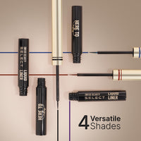 SWISS BEAUTY Select Here To Stay Semi-Matte Liquid Waterproof Eyeliner | With Precise & Pointed Tip | Smudge-Proof, Transfer- Proof | Shade- Mood Brown| 3ml |