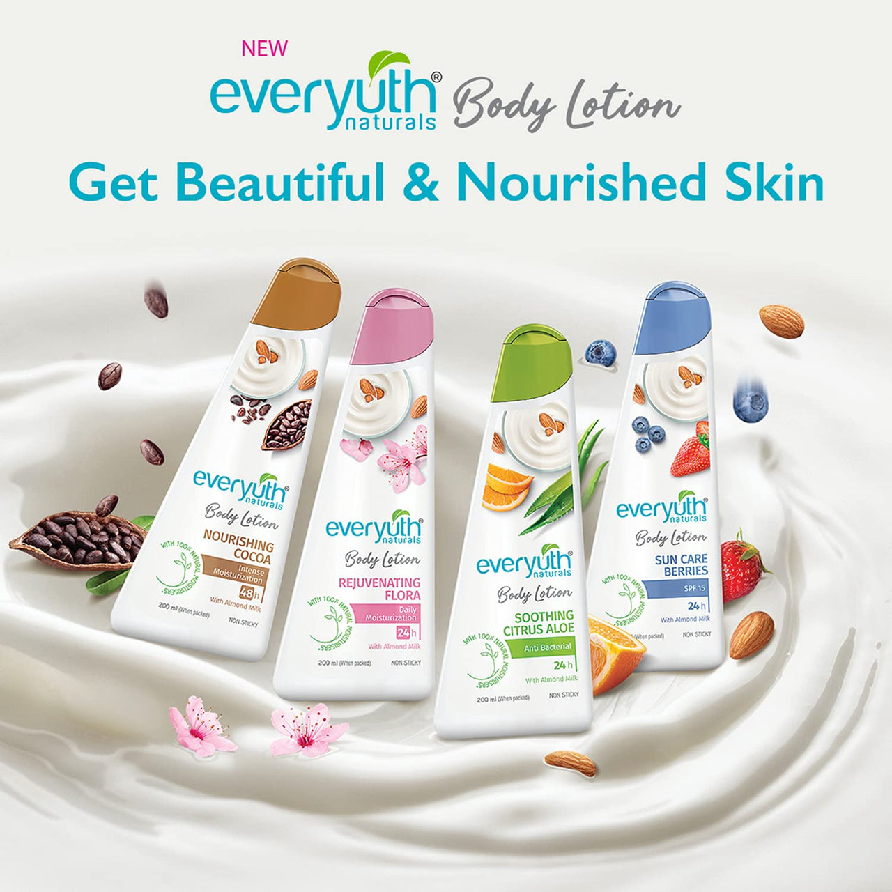 Everyuth Naturals Body Lotion Soothings Citrus Aloe 200ml