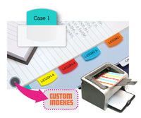Redi-Tag, RTG33120, Laser Printable Index Tabs, 100 / Pack, Assorted 1 1/8