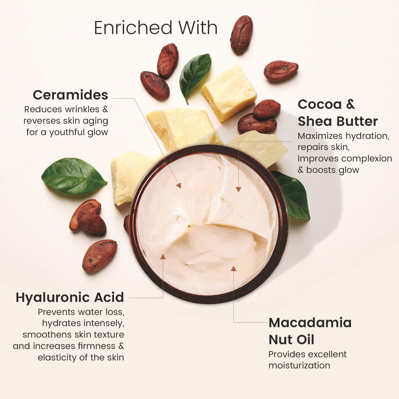 BRYAN & CANDY Cocoa Shea Body Butter |Ph5.5 Skin Friendly | 72hrs Moisturization | 100% Vegan