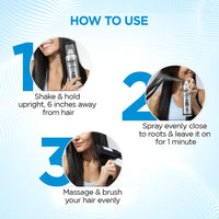 Bblunt Refresh Dry Shampoo to Instantly Refresh & Add Volume - 150 ml | Benzene-Free | Leaves No Residue