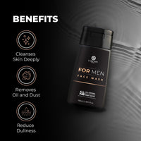 Carlton London Men Face Wash I Cleanses skin deeply Remove Oil and Dust Reduce dullness Paraben Sulphate & Cruelty free I Best for husband and boys 1x100ML