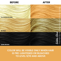 2.Oh! Italian- Golden Glaze Hair Color For Women & Men | Ammonia-Free DIY Semi Permanent Hair Color | Enriched with Argan Oil | Lasts upto 4-5 Washes | Pack of 2