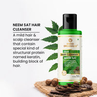 Khadi Organique Neem Sat Hair Shampoo/Cleanser Pack of 2