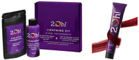 2.Oh! Italian- Bordeaux Wine Hair Color DIY Kit | Semi Permanent Hair Color + Hair Bleach for Hair Color | Hair Highlights for Women & Men | Hair Bleach with Plex & Argan oil| Lightening Kit