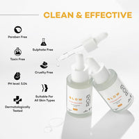 R.O.A Skincare GLOW face serum for Dark spots and open pores reduction with 2% Alpha Arbutin 2% Niacinamide and 3% Hyaluronic acid | Advanced Dark spot correcting glow serum for Men and women (30ml)
