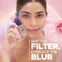 Hilary Rhoda Smooth Blur Primer Serum | Pore Minimising Serum for Face | Moisture-Locking | Infused with Niacinamide | Ultra-hydrating & Nourishes Skin | 30ml (Rose - Shade 01)