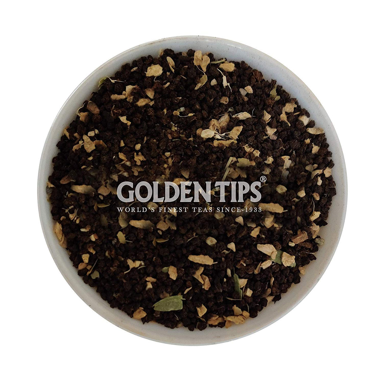 Golden Tips Kadak Masala Chai, Strong Assam CTC Tea with Aromatic Spices, Cardamom, Cinnamon, Clove, Ginger & Bay Leaves, Bold & Flavorful, Best with Milk, (250 Gram, 125 cups)