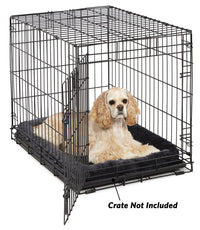 MidWest Homes for Pets Homest for Pets Bolster Dog Bed 30L-Inch Gray Dog Bed or Cat Bed w/ Comfortable Bolster | Ideal for Medium Dog Breeds & Fits a 30-Inch Dog Crate | Machine Wash & Dry