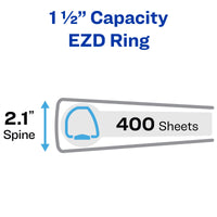 Avery Heavy-Duty Framed View 3-Ring Binder, 1.5