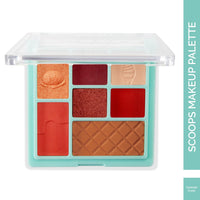 Glam21 Scoop Makeup Palette | Face Palette With Eyeshadow, Blusher, Contour and Highlighter | Mix of Mattes & Shimmers |Highly Pigmented | Travel-Friendly | All-in-One Kit | Caramel Crush|15gm