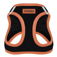 Voyager Step-In Air Dog Harness - All Weather Mesh Step in Vest Harness for Small and Medium Dogs by Best Pet Supplies - Orange, Large