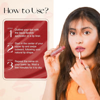 Nourish Mantra’s Spice & Shanti Lipstick (3.5ml)/ Creamy Matte Liquid Lipstick with SPF/Water Proof/Smudge Proof/Transfer Proof/Long Lasting/Suits All Skin Tones