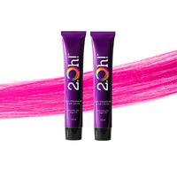 2.Oh! Italian- Fuchsia Pink Hair Color For Women & Men | Ammonia-Free DIY Semi Permanent Hair Color | Enriched with Argan Oil | Lasts upto 12-15 Washes | Pack of 2