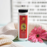 Forest Essentials Baby Powder Dasapushpadi | Natural, Talc-Free & Ayurvedic | Made with Cornstarch | Safe & Natural | Highly Absorbant and Soothing for Baby Skin