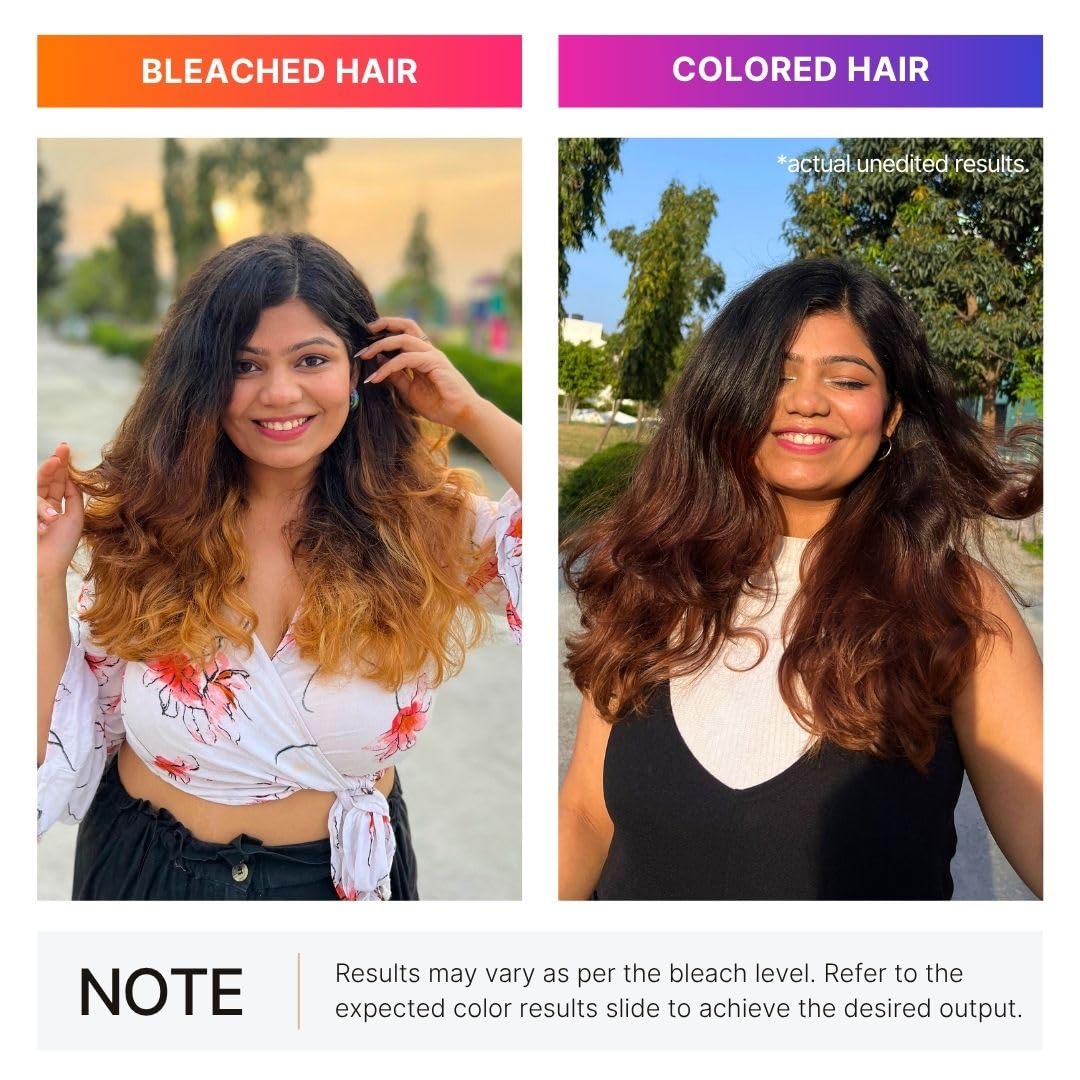 2.Oh! Italian- Hazelnut Brown Hair Color For Women & Men | Ammonia-Free DIY Semi Permanent Hair Color | Enriched with Argan Oil | Lasts upto 12-15 Washes