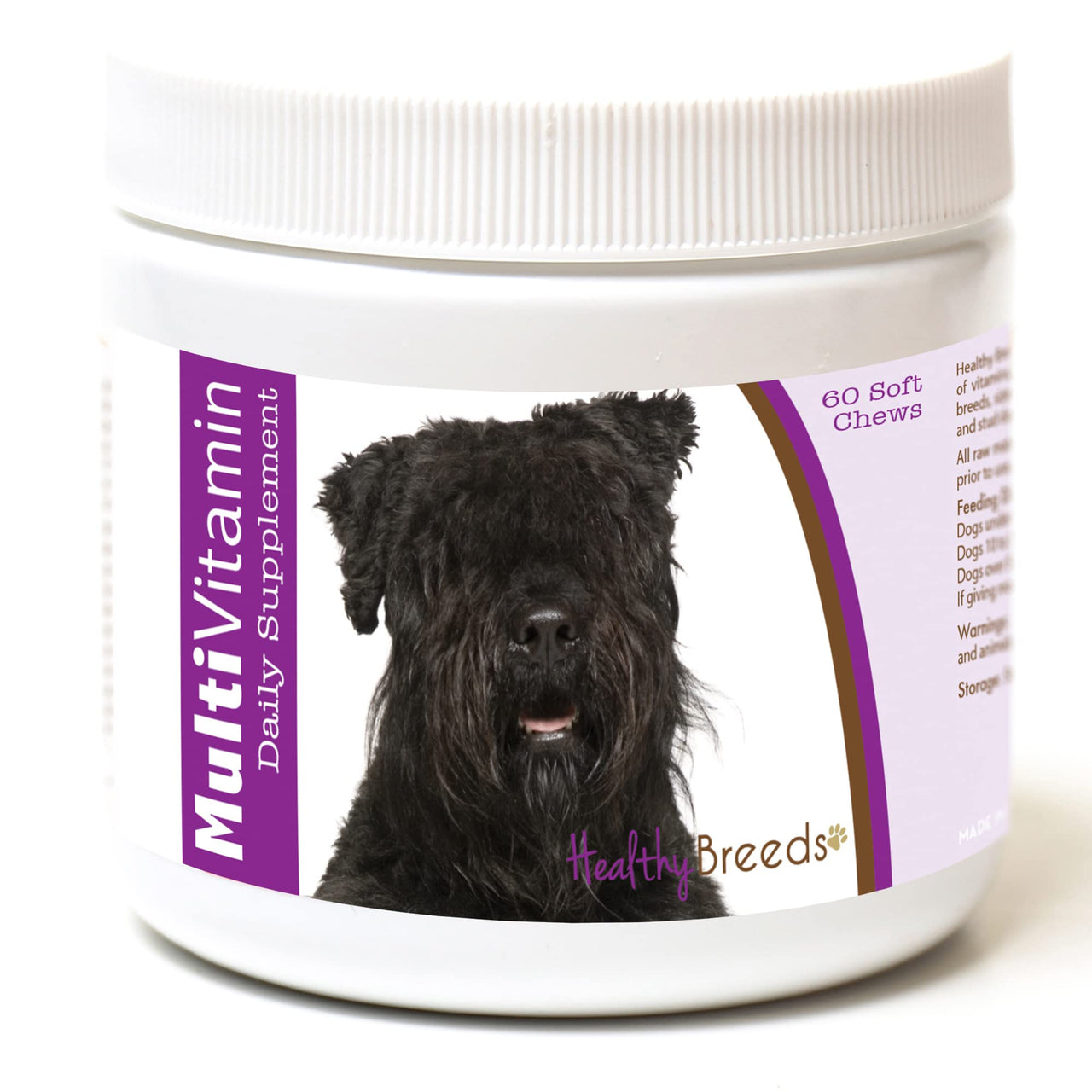 Healthy Breeds Bouvier des Flandres Multi-Vitamin Soft Chews 60 Count 60 Ct