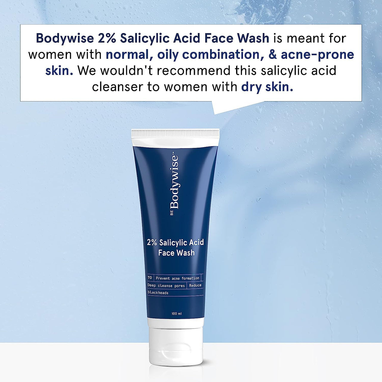 Be Bodywise Snail 96 Mucin Serum 100ml & 2% Salicylic Acid Face Wash 100ml | Prevents Acne and Deep Cleanses Pores | Soothes, Hydrates & Moisturises Skin | Allantoin, 96% Snail Mucin